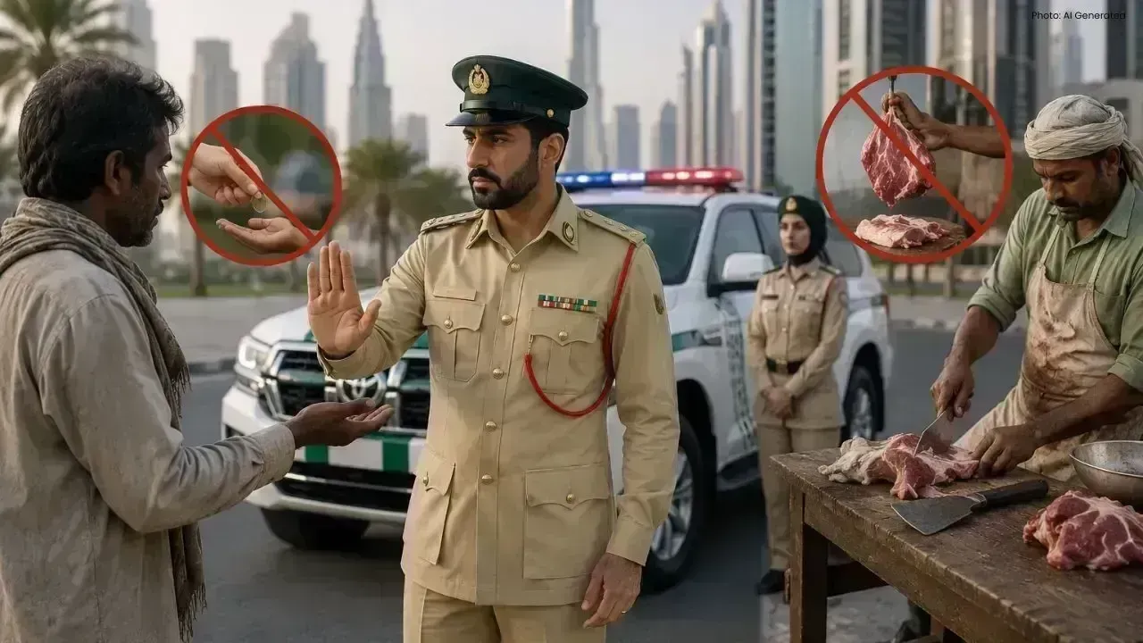 Dubai Police Issue Warning on Beggars and Illicit Butchers