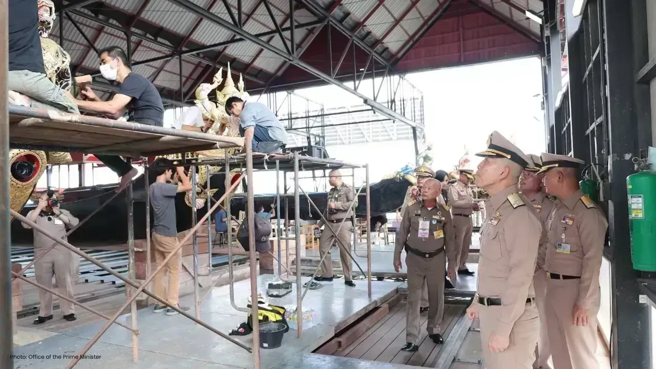 Preparations in Full Swing for Thailand's Royal Barge Procession
