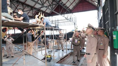 Preparations in Full Swing for Thailand's Royal Barge Procession