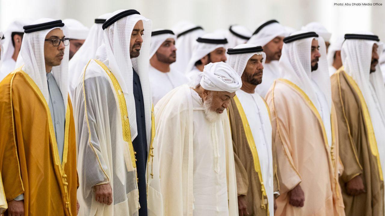 UAE Leader Celebrates Eid Al-Adha Prayers in Abu Dhabi