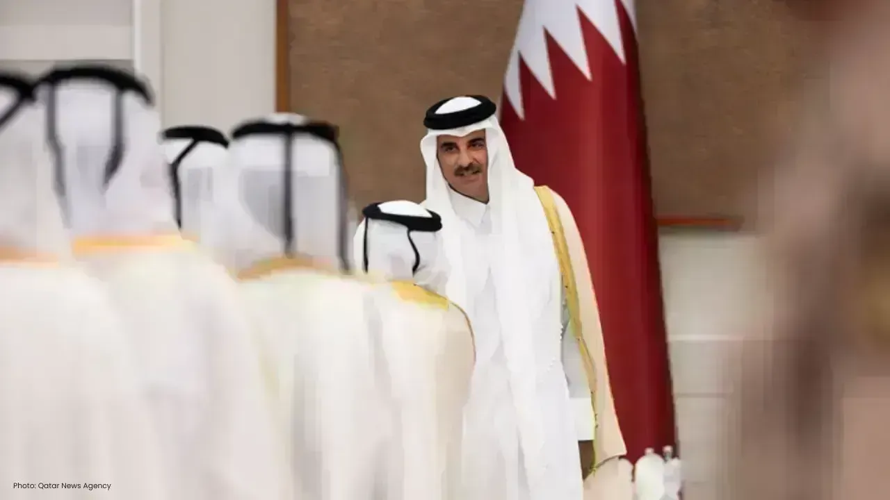 Qatar's Amir Welcomes Eid Al-Adha Well-Wishers at Lusail Palace