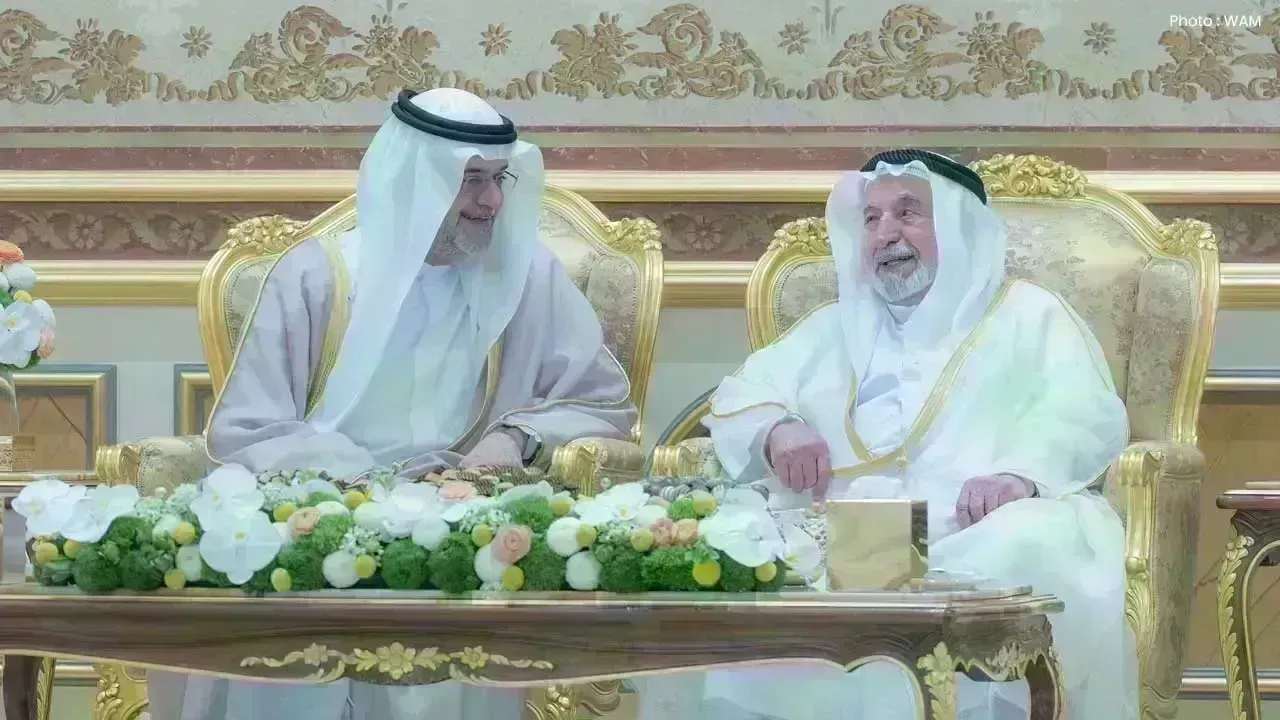 Eid Al Adha Greetings Extended to Sharjah Ruler at Al Badi Palace