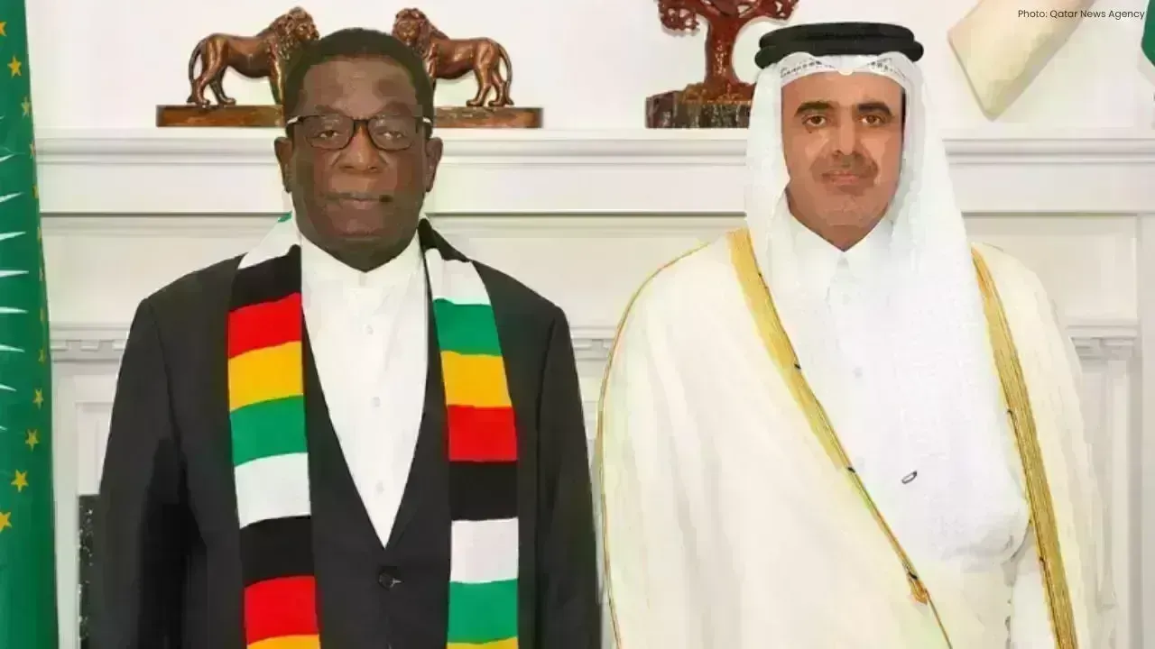 Qatar's New Ambassador Meets Zimbabwe's President