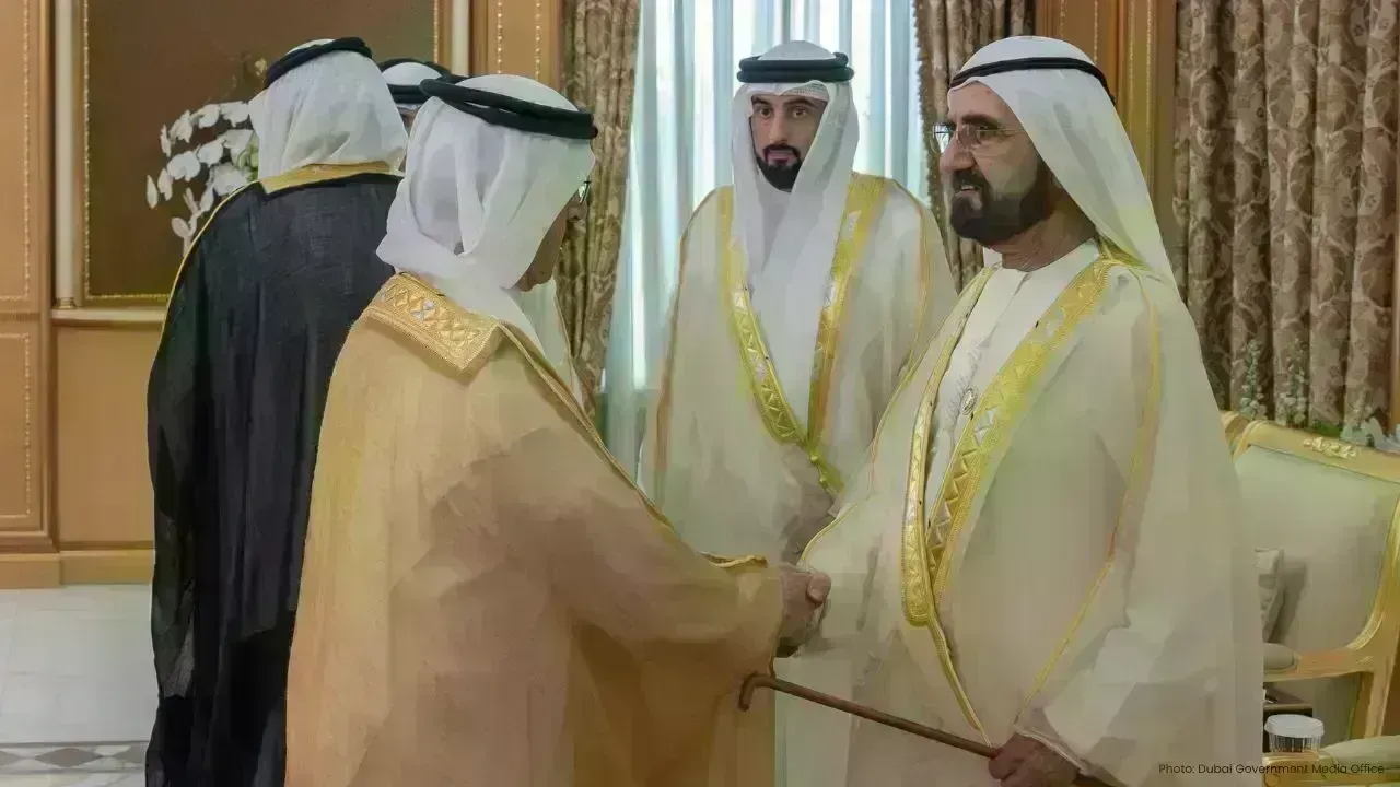 Sheikh Mohammed Welcomes Eid Al Adha Well-Wishers in Dubai