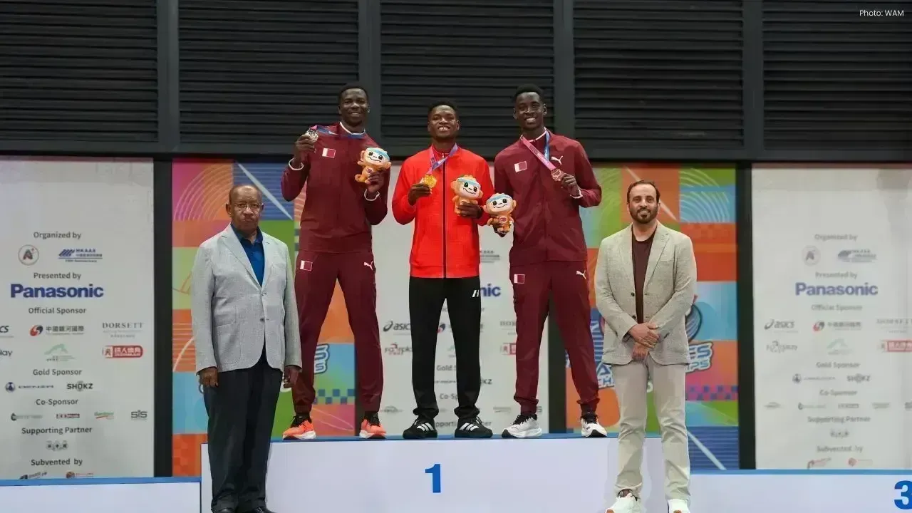 UAE Achieves Double Gold at Asian U20 Athletics