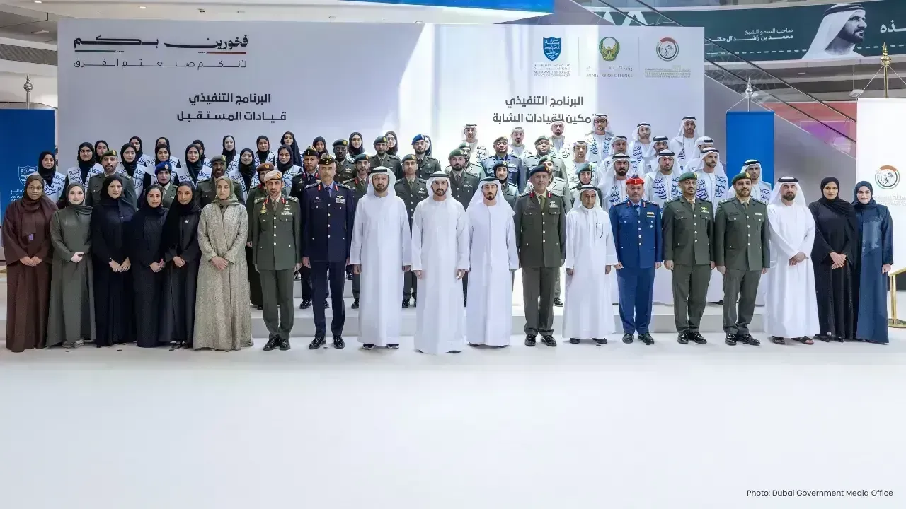 Sheikh Hamdan Celebrates Graduation of 50 Defence Leaders