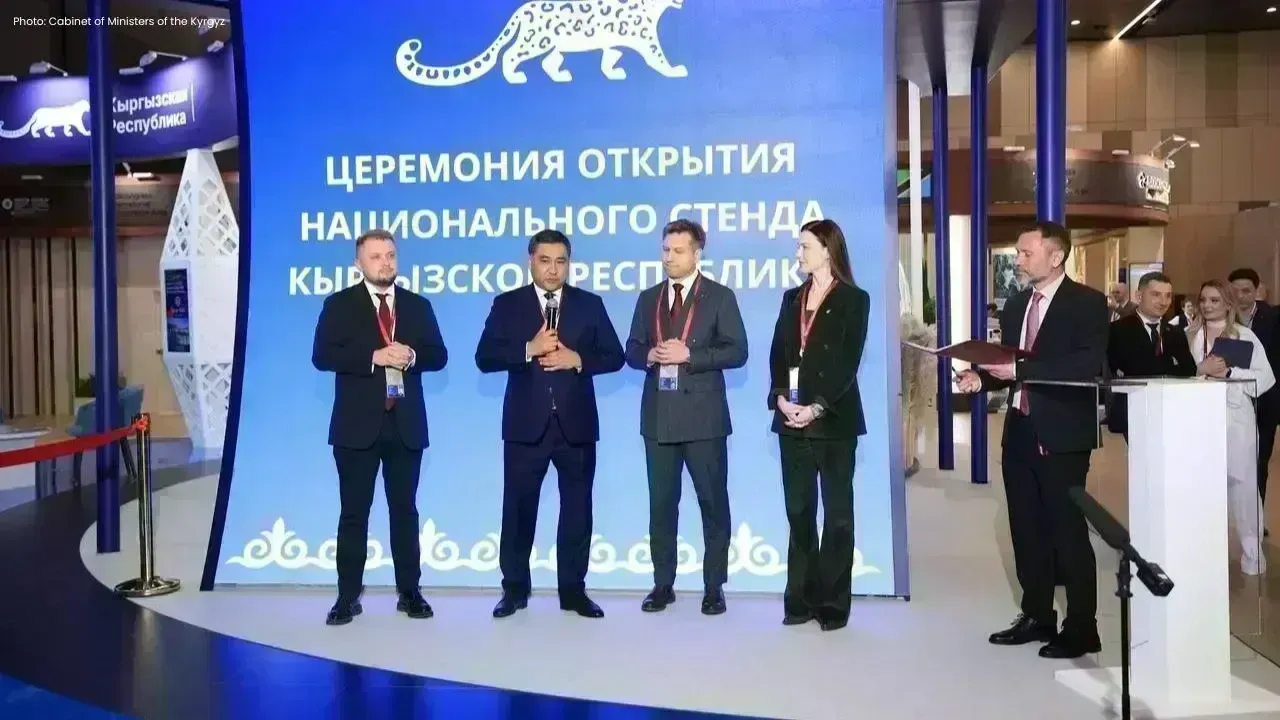 Kyrgyzstan Unveils First National Stand at SPIEF 2026