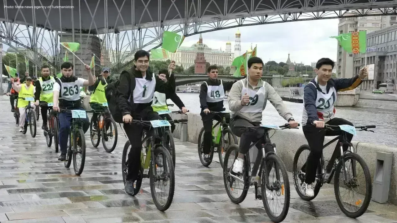 Turkmen Missions Host Cycling Events for World Bicycle Day