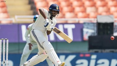 India at 96/1 Against Afghanistan During Lunch Break in Test Match