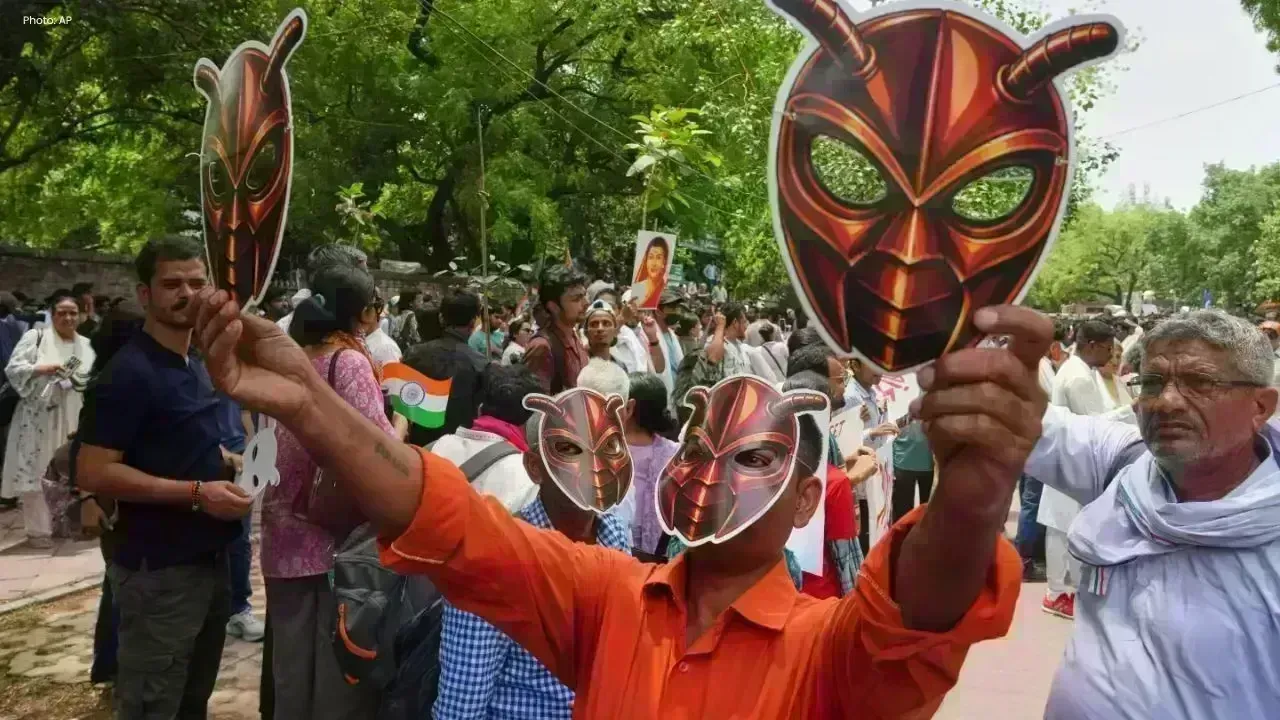 First Major Protest by Cockroach Janta Party Captures Youth Attention