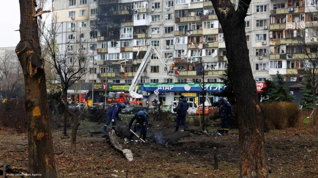Nine Killed as Russian Shelling Hits Kyiv and Kharkiv