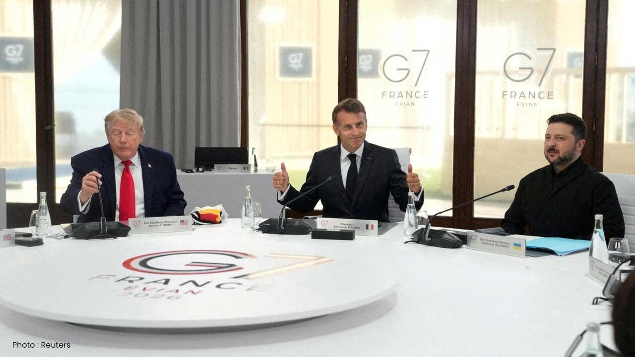 Trump Appears to Ignore Zelensky During G7 Summit in France