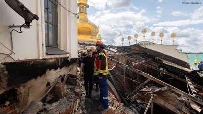 Kyiv’s Historic Monastery May Need Two Years for Full Restoration After Strike Damage