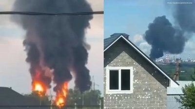 Ukrainian Drones Strike Oil Facilities in Ufa and Krasnodar