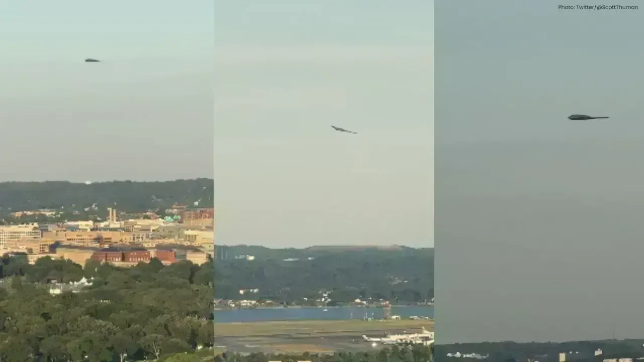 B-2 Spirit Bomber Kicks Off 250th Anniversary Celebrations in Washington, DC