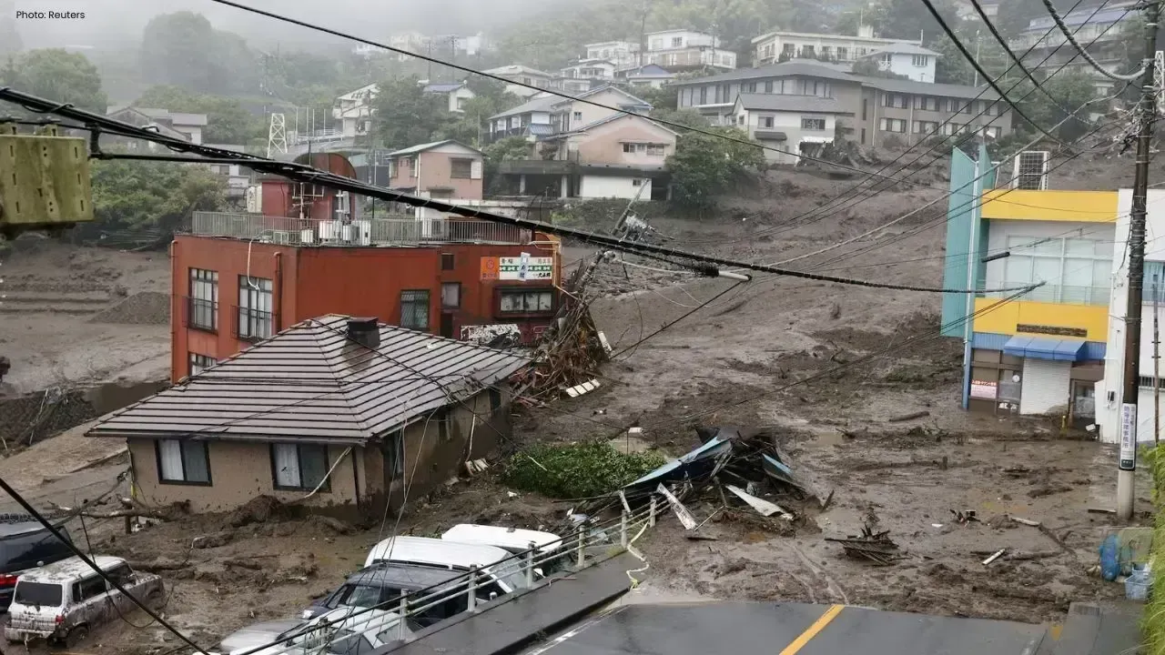 Japan Hit by Typhoon Mekkhala and Tropical Storm Higos: Flooding and Landslides