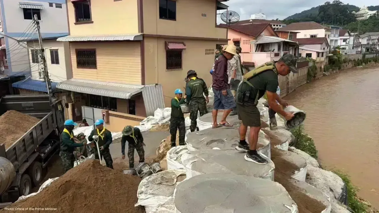 Thai Military Enhances Flood Protections in Chiang Rai