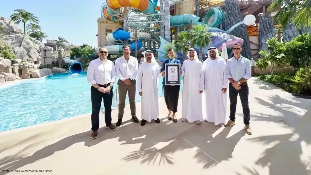 Yas Waterworld Sets Guinness World Record With 55 Waterslides