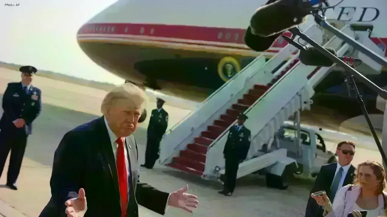 Trump Debuts Qatar-Gifted Air Force One With Luxury Interior