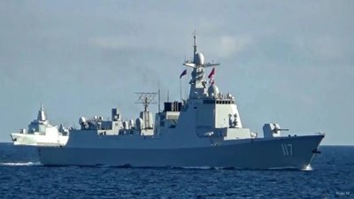 China and Russia Launch Joint Naval Drills Near Qingdao