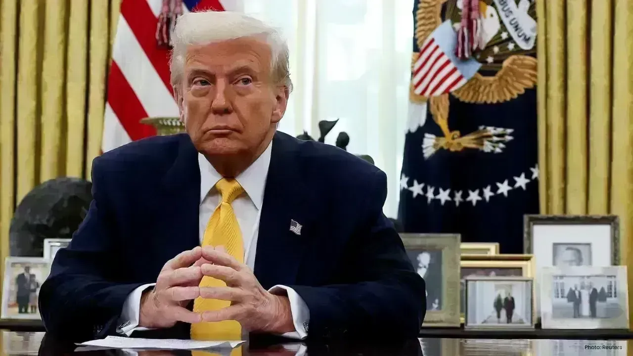 ‘Hide the Children’ Banner Targets Trump Ahead of Turkey NATO Summit