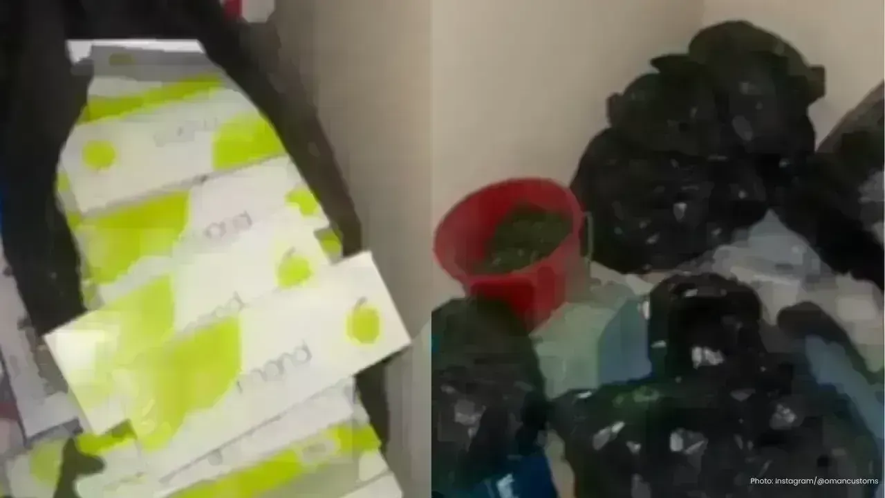Oman Customs Seizes Smuggled Tobacco and 302 Cartons of Cigarettes