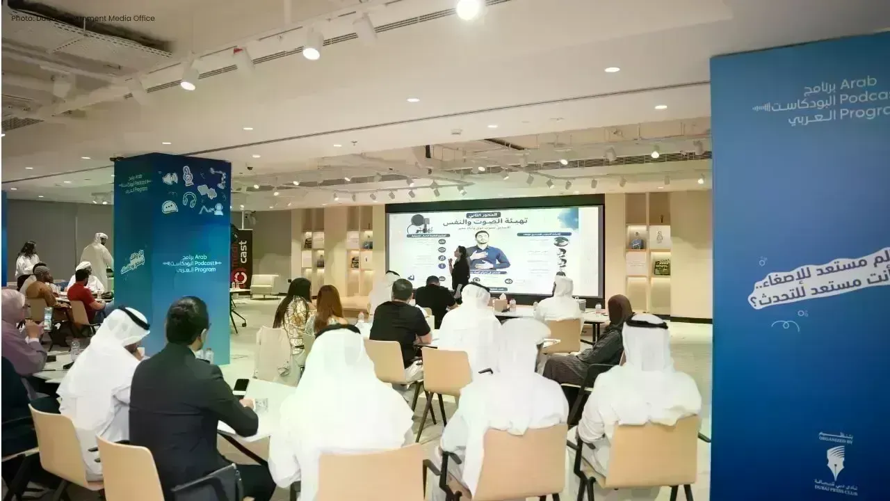 Arab Podcast Program Begins with Intensive Training in Dubai