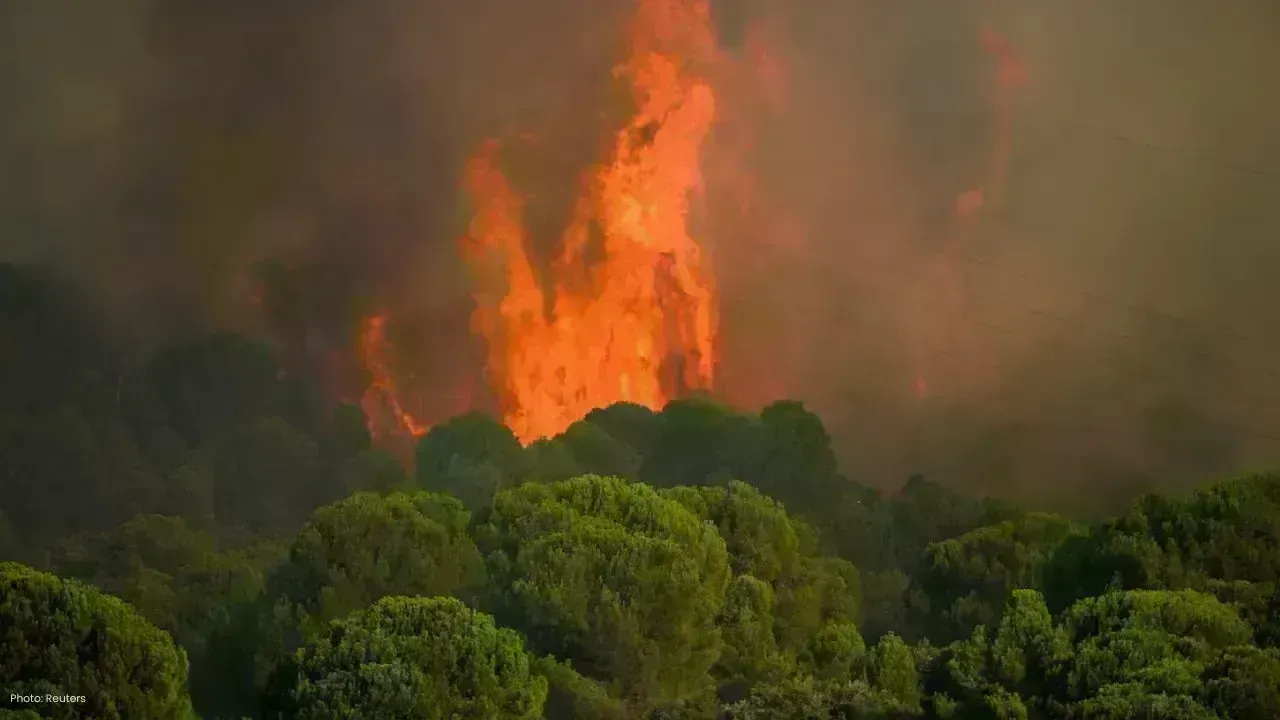 France Wildfires Near Bordeaux as Europe Battles Heatwave