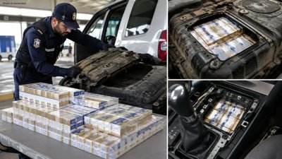 Kuwait Customs Seize Smuggled Cigarettes at Nuwaiseeb Border