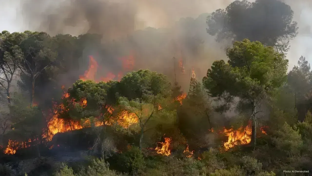 Ben Shemen Forest Fire Brought Under Control in Central Israel