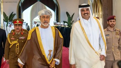 Sultan Haitham Holds Talks with Qatar Emir Sheikh Tamim in Doha