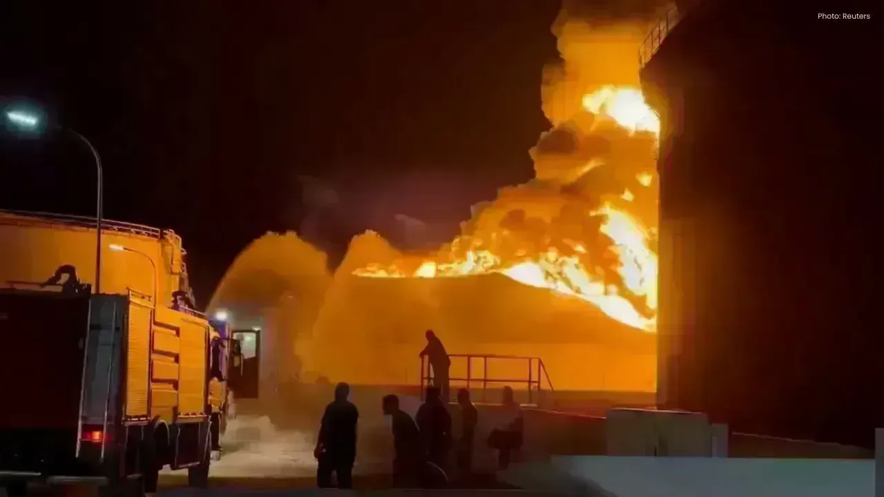 Zawiya Refinery Fire Rages After Third Drone Attack in Libya