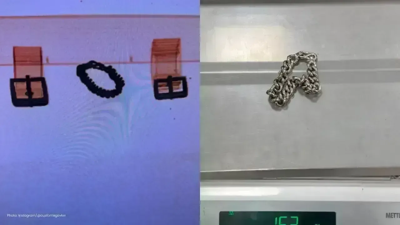 Kuwait Customs Seizes 855g Gold From Two Indian Flyers Today