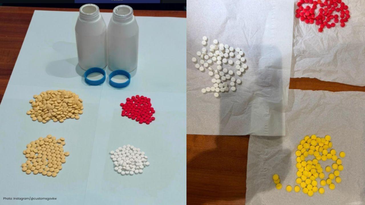 Kuwait Customs Seize Around 500 Suspected Psychotropic Pills at Airport
