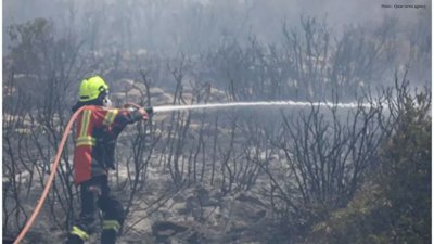 Wildfire in Northern Greece: Day Two of Firefighting Operations