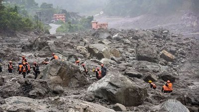 Nepal Flood Rescue: Worker Pulled Alive From Tunnel