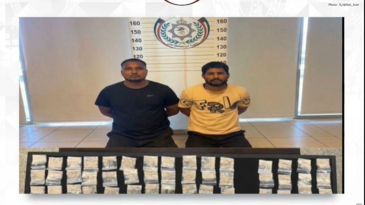 Two Arrested in Kuwait With 163 Heroin Sachets